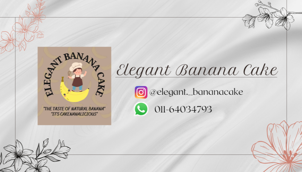 ELEGANT BANANA CAKE